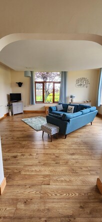 As you can see, spotless and comfortable. We spend many mornings at the couch or table drinking our tea and coffee, admiring the views.