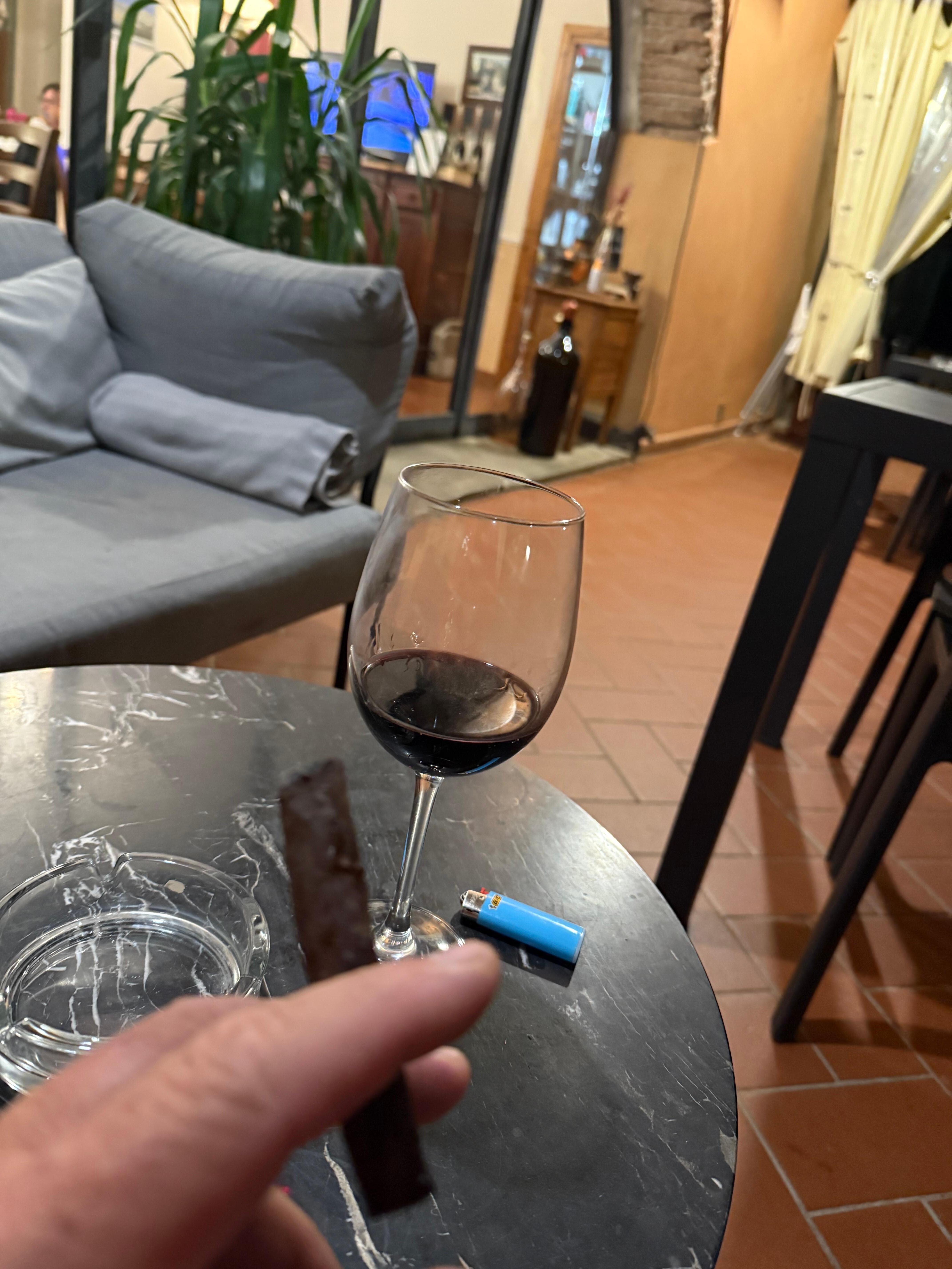 The wine is incroyable