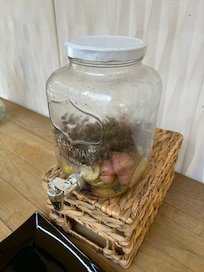 Unser Highlight: Welcome Drink nach Tag 3 - stand so mehrere Tage in der Lobby.