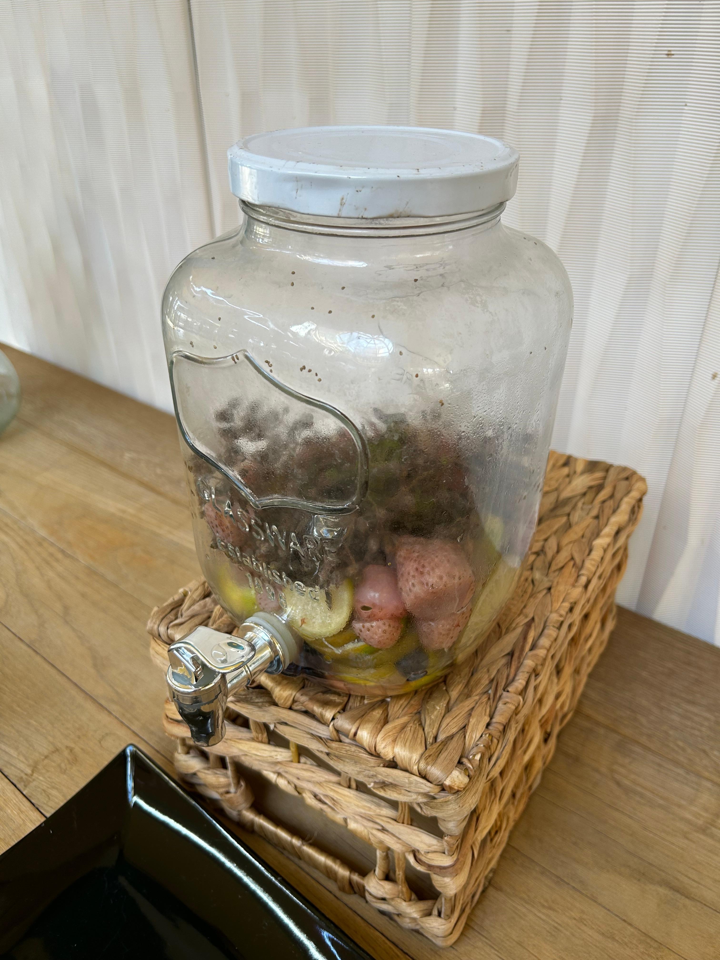 Unser Highlight: Welcome Drink nach Tag 3 - stand so mehrere Tage in der Lobby.