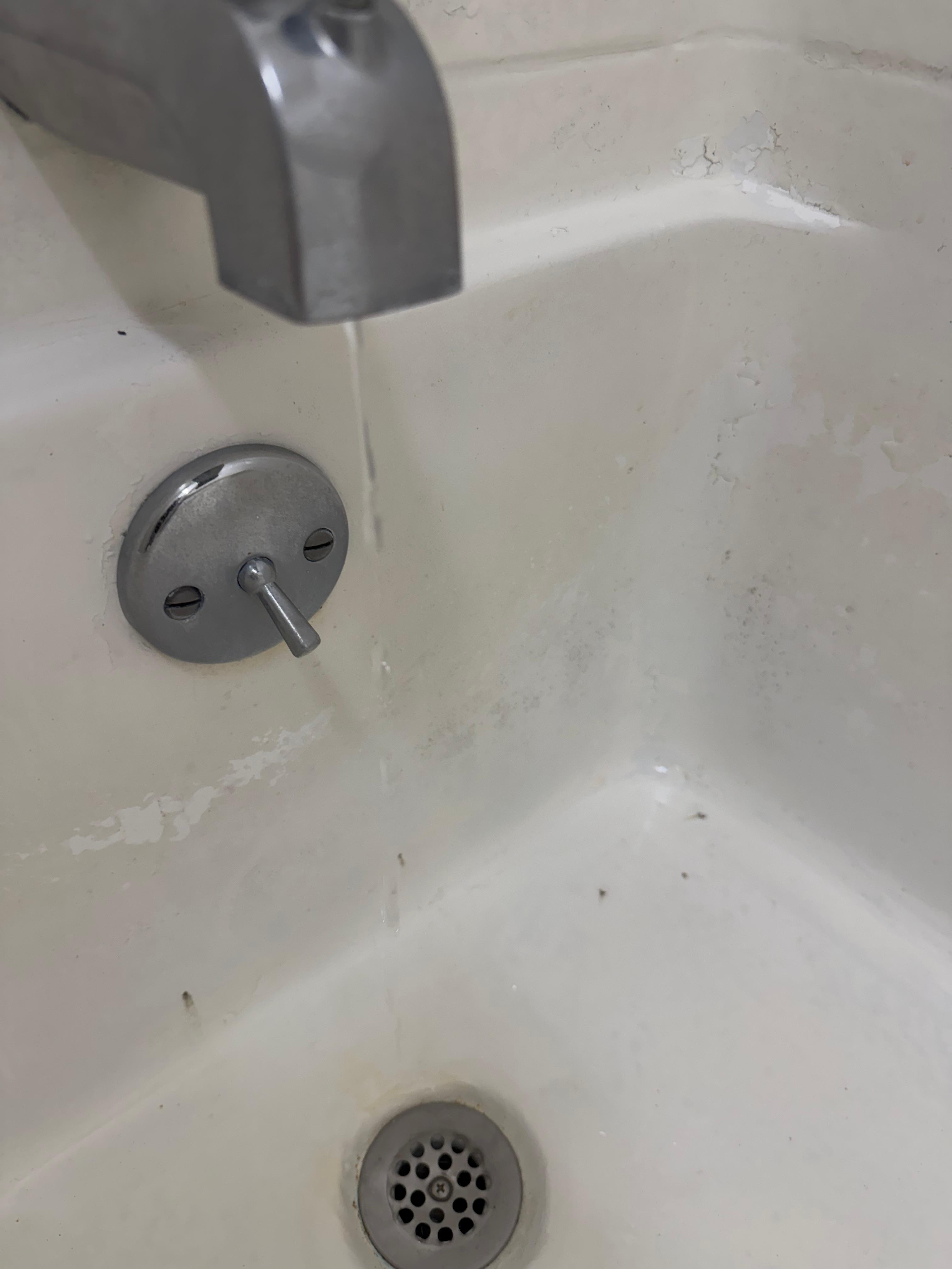 Water leak in faucet run all night