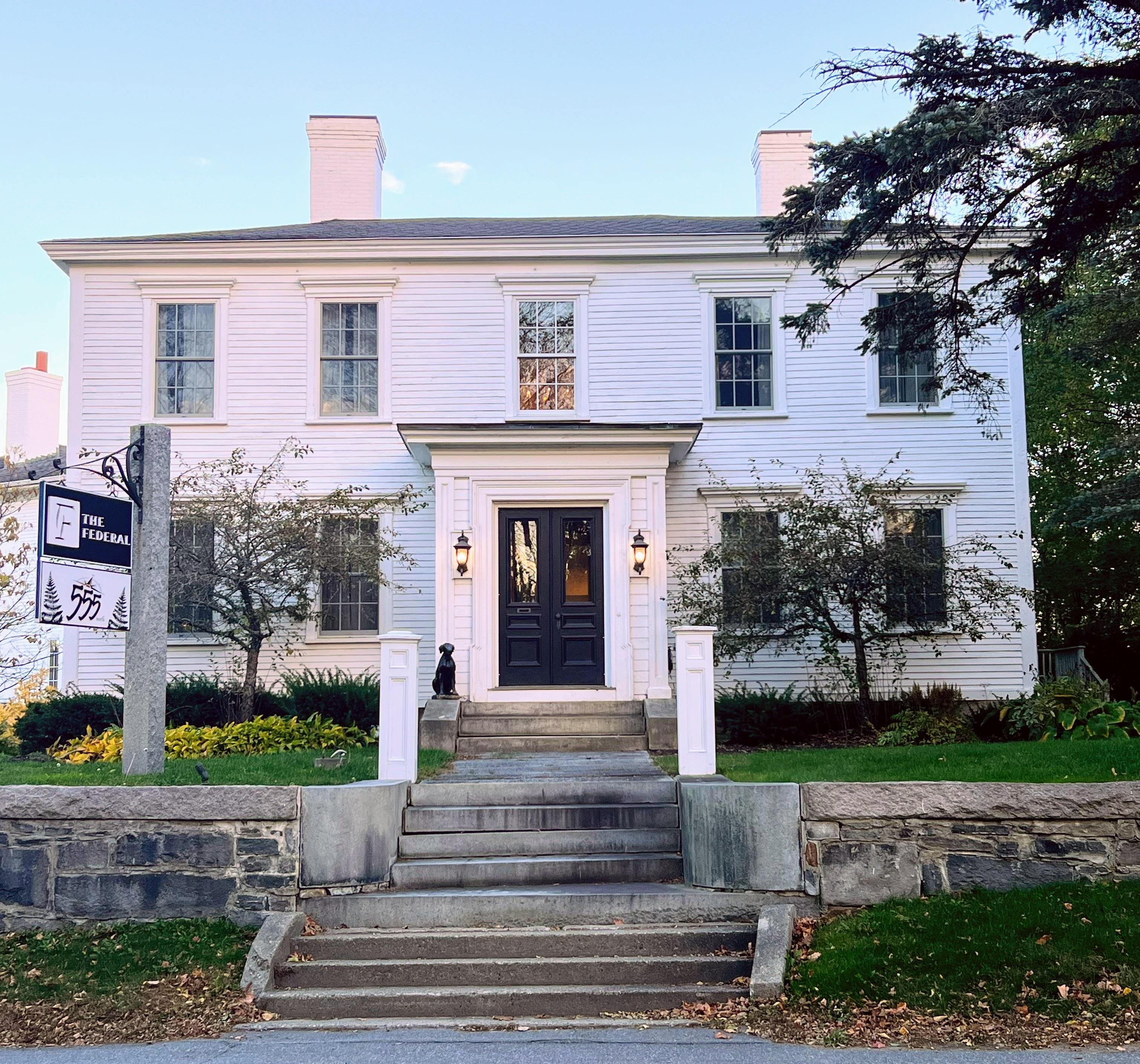 The older portion of the hotel 