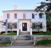 The older portion of the hotel