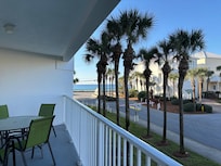 view from the balcony