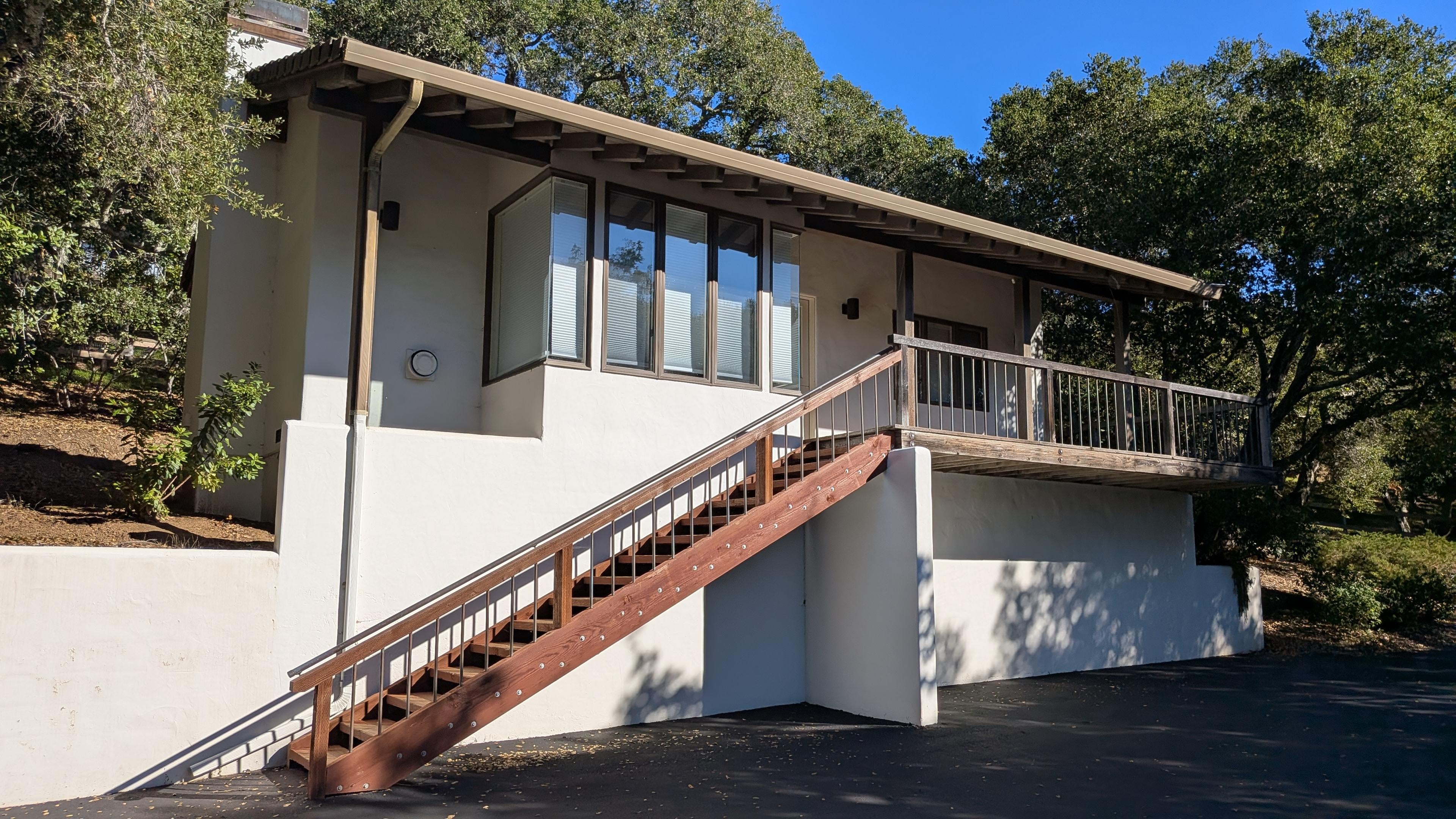 The ADU - a separate home, across the driveway from the main house. Perfect for part of our family with small children, providing separation and quiet.