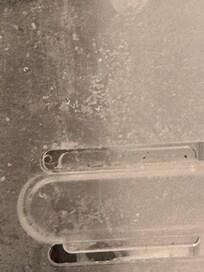 Dried milk in refrigerator.