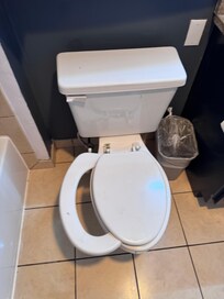 Broken toilet