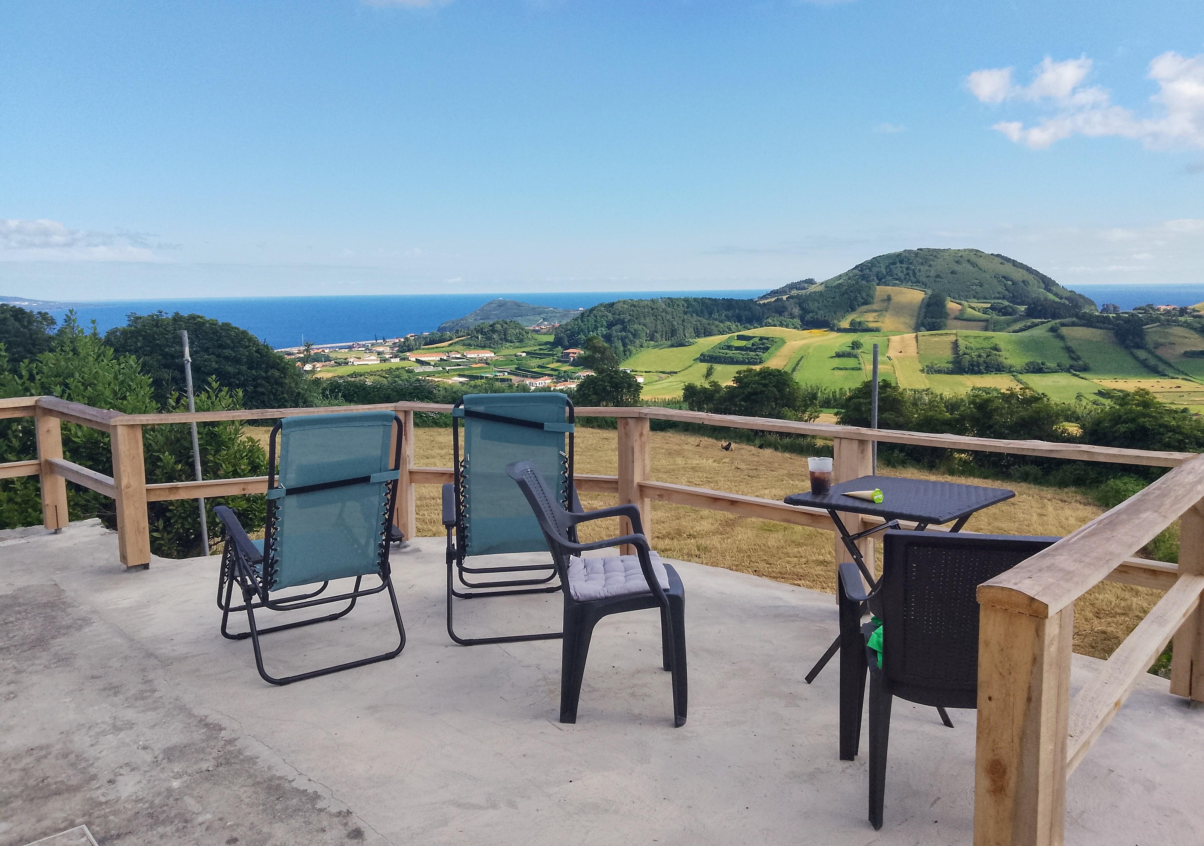 Great views from the patio