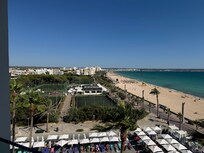 The beach