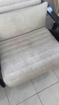 Filthy dirty sofa
