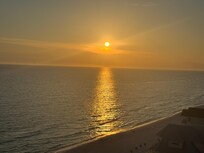 Sunset from balcony