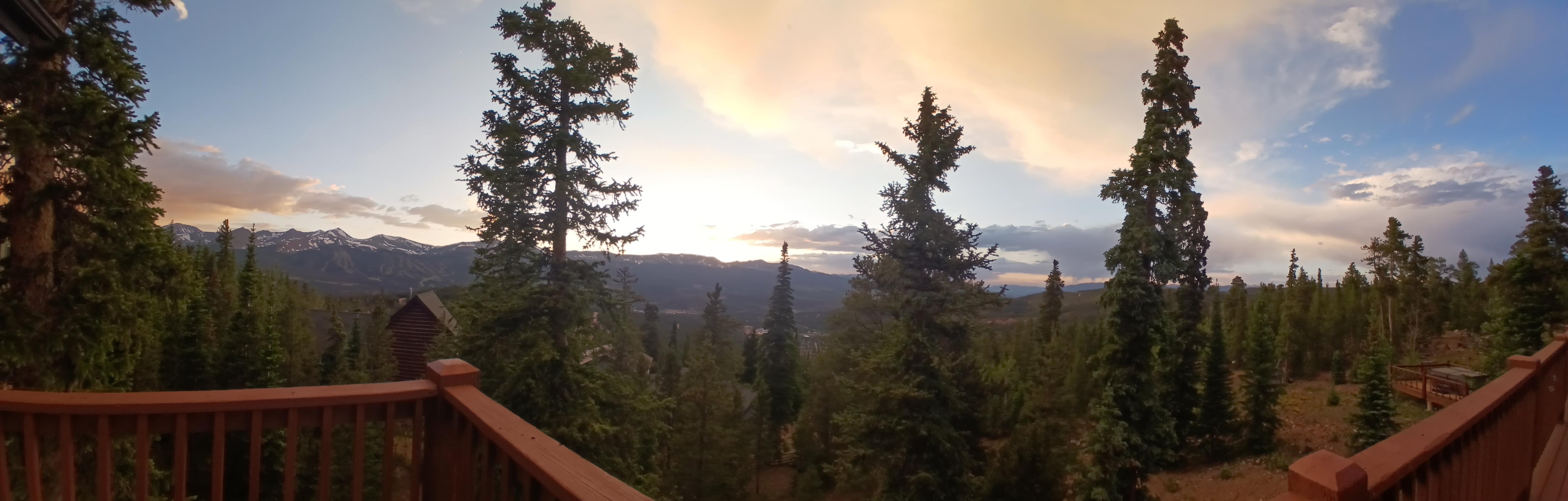 Another view off the patio 