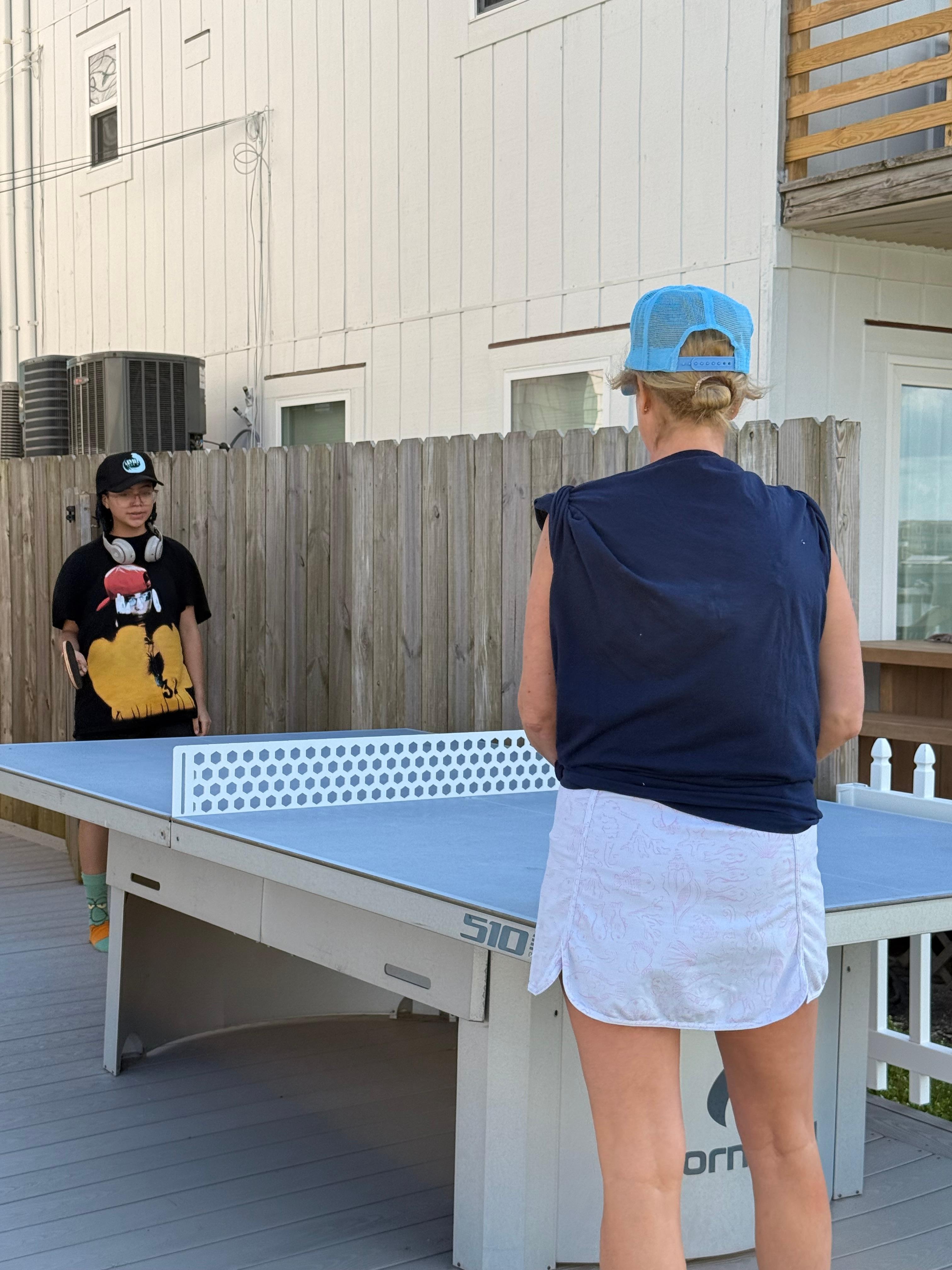 Ping Pong by the water!