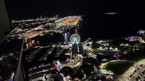 View at night from my 45th floor room