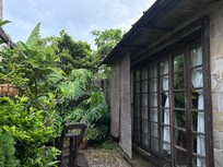 Inside the Guest House courtyard.