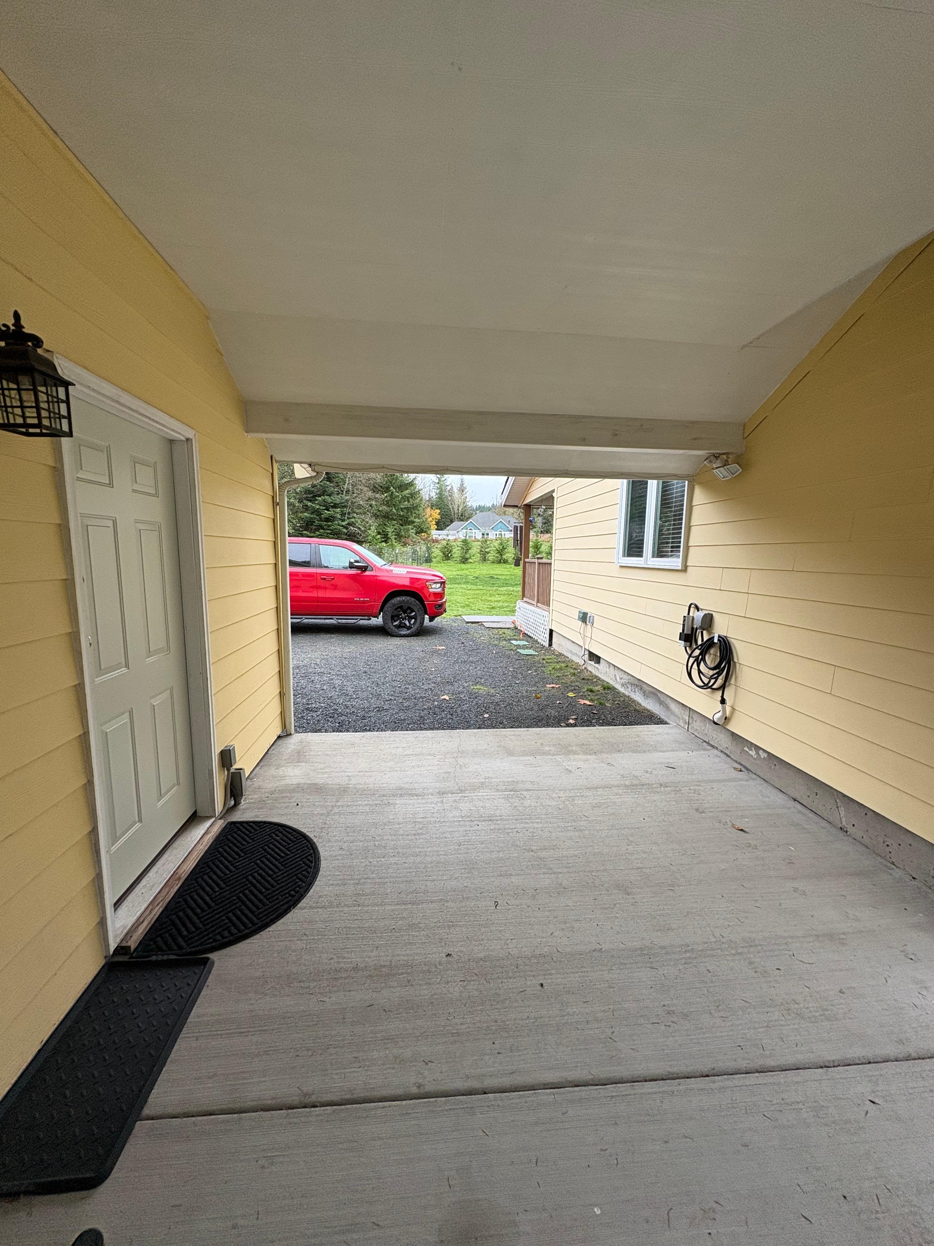 The front door to the loft is right next to the master bedroom. Thankfully no one was in the loft. 
