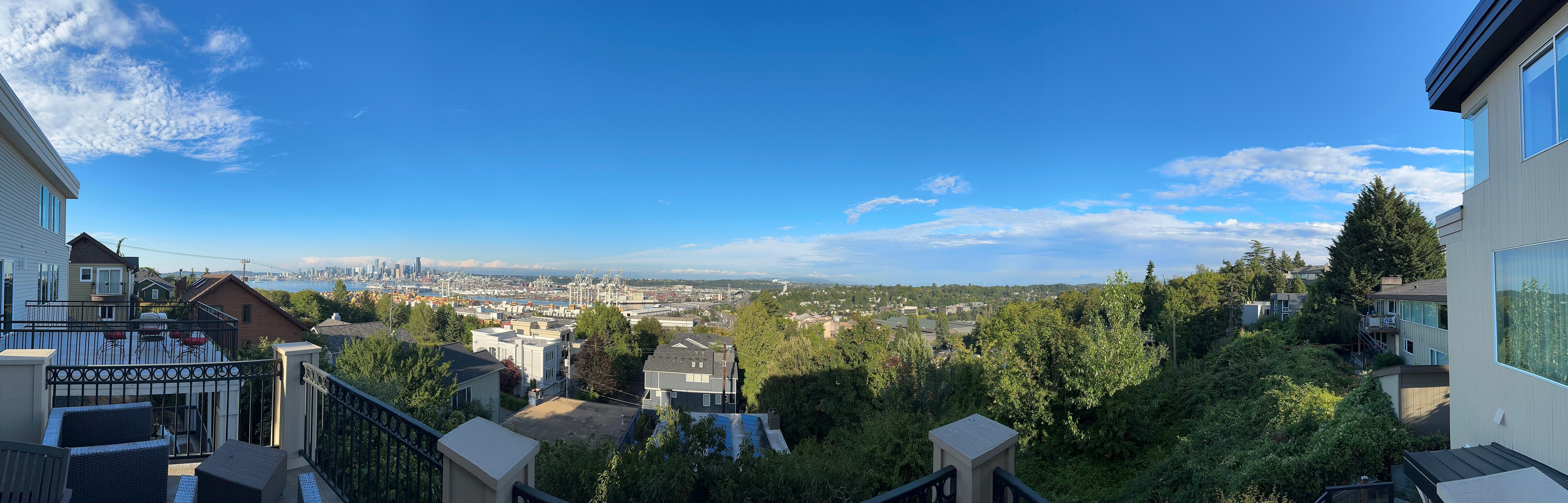 View from patio 