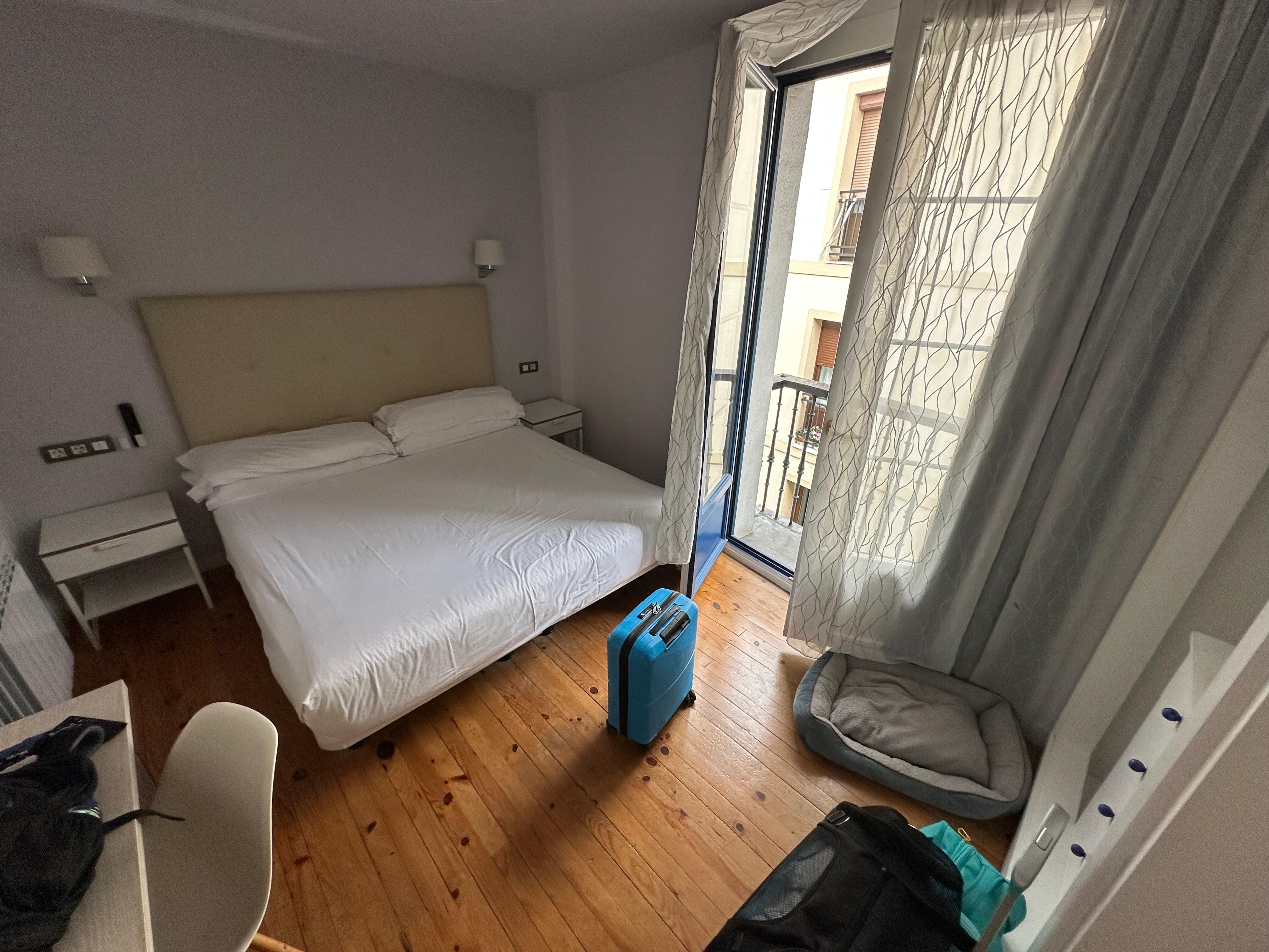 Room with balcony