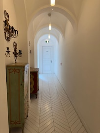 Hallway to room #143. Love the arches!!