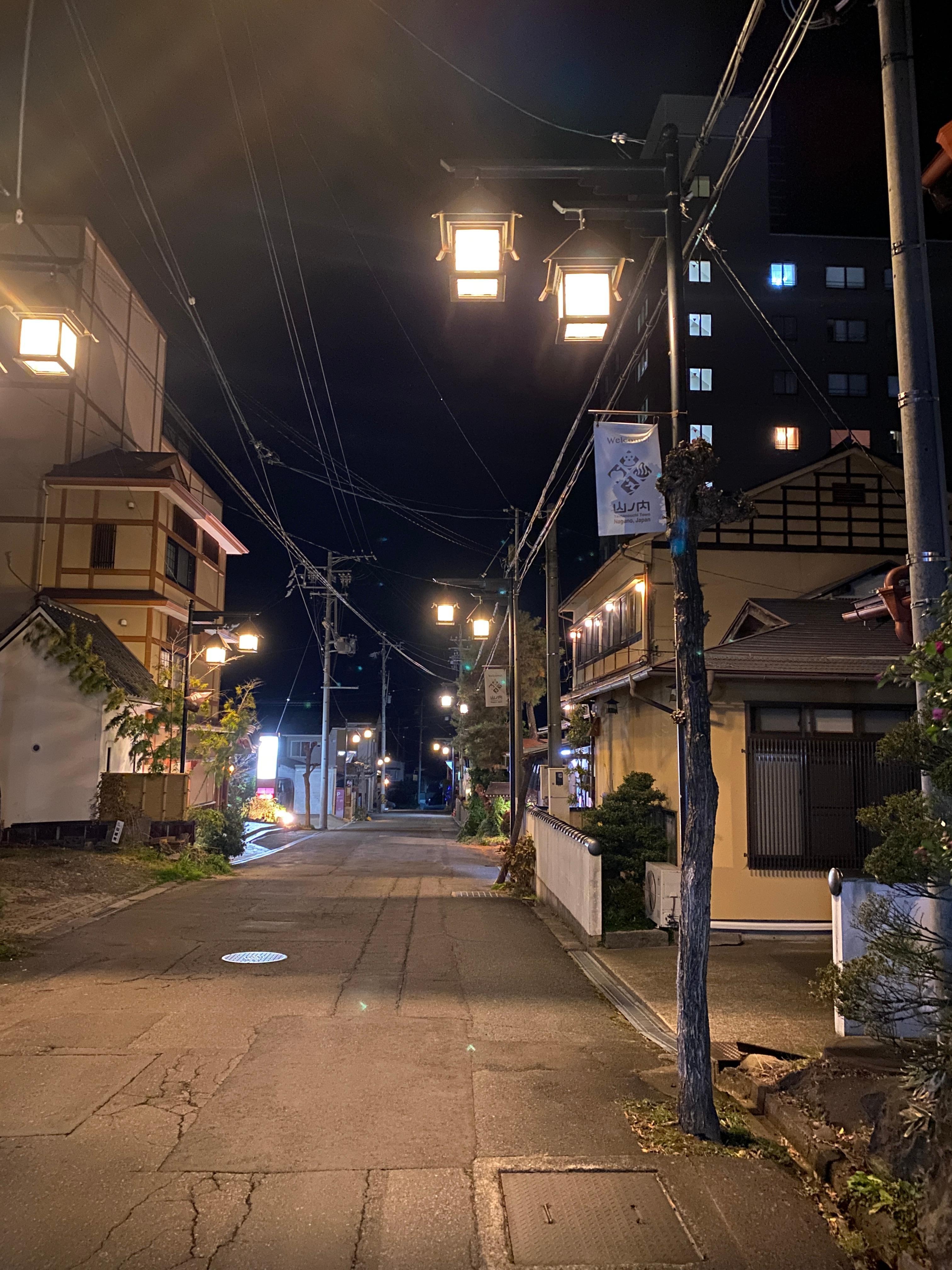 Street outside was quiet.