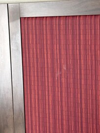 Dirty fabric queen headboard