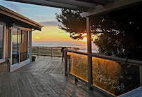Watching the Sunset while in the Hot Tub