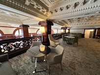 Upstairs lounge area