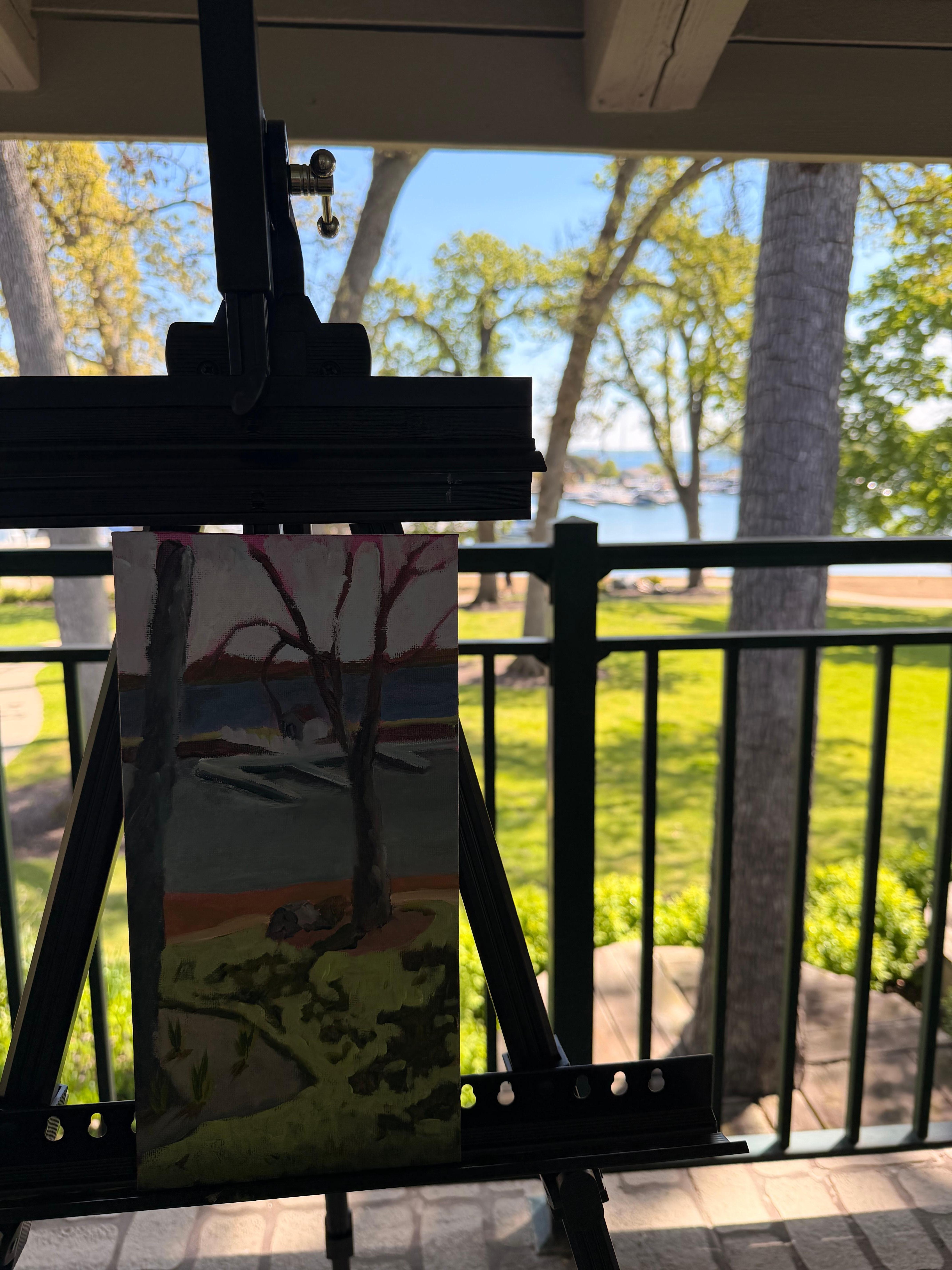 plein air from our room's balcony
