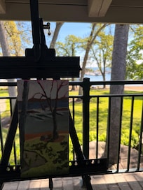 plein air from our room's balcony