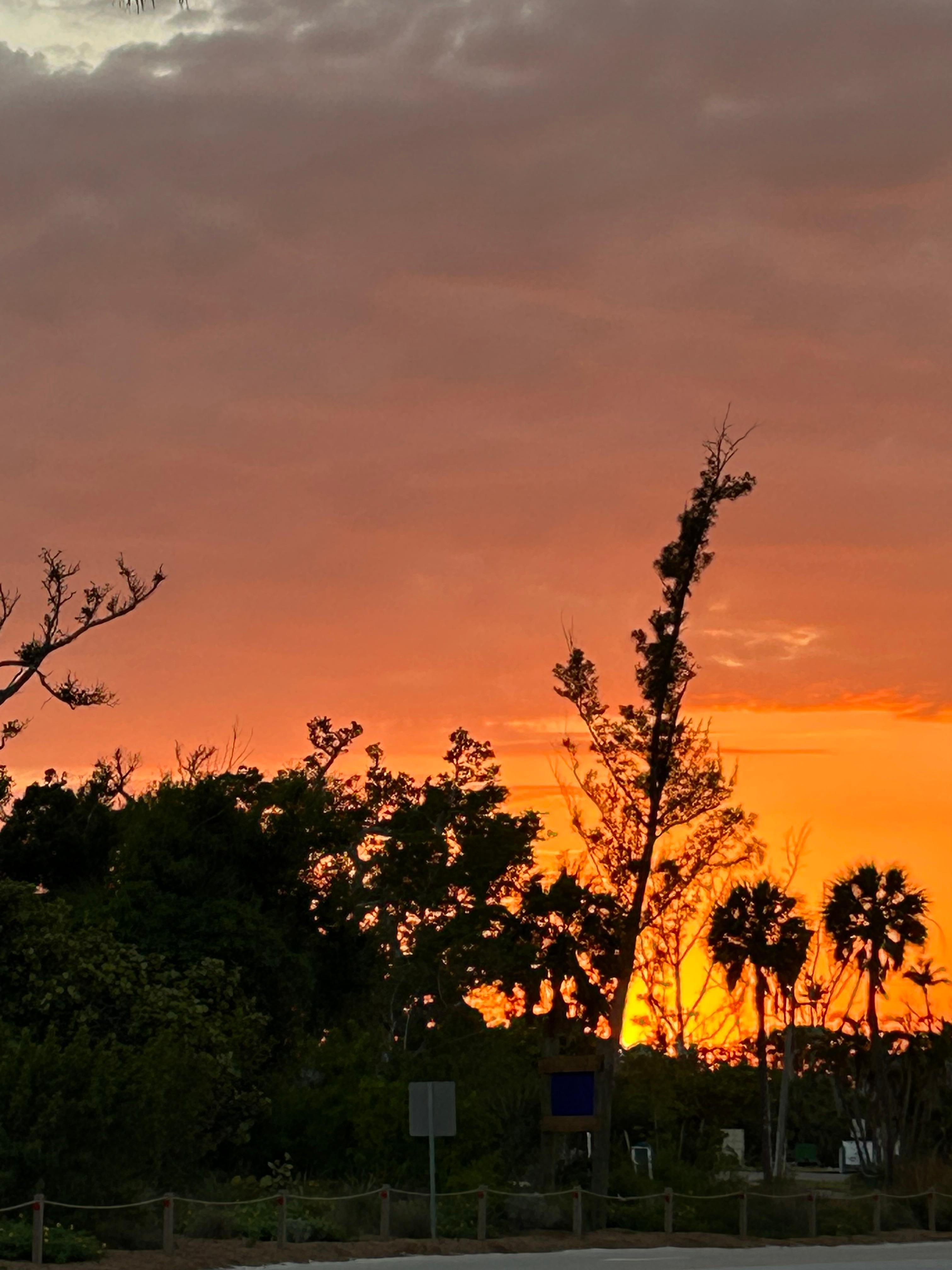 Sunset at Sanibel Light. 