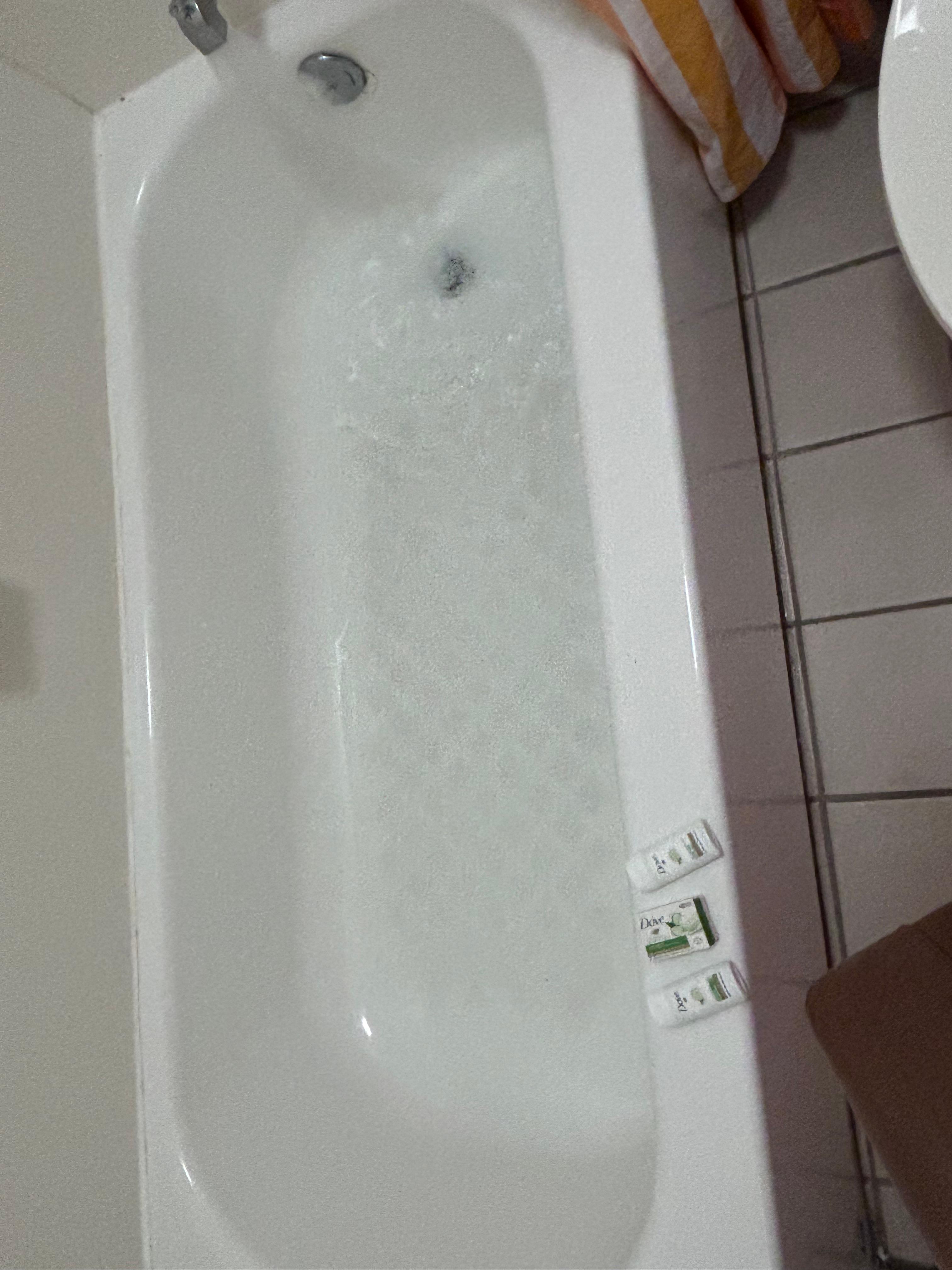 Clogged tub