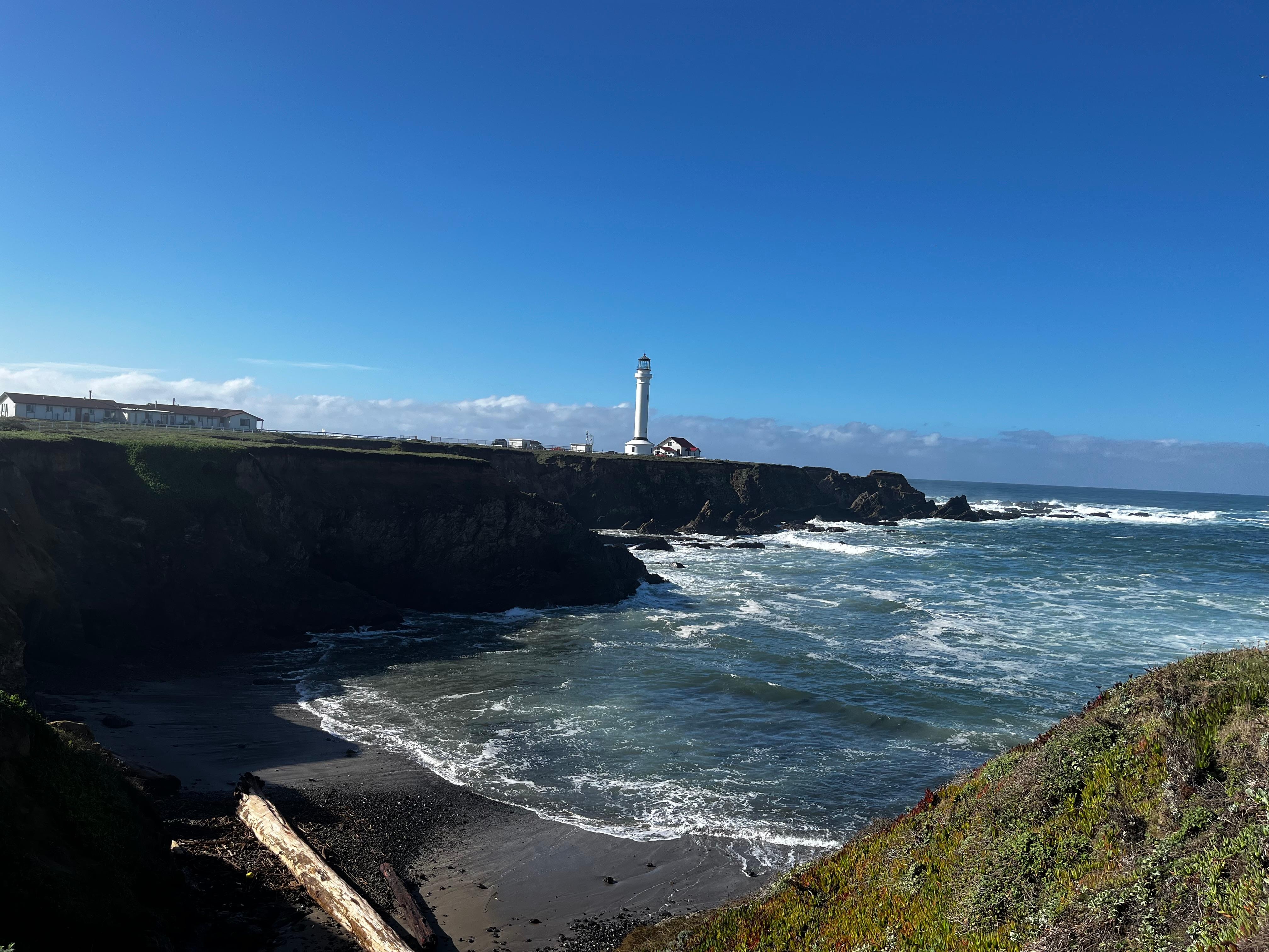Point Arena Lighthouse, just 15 minutes away. 
