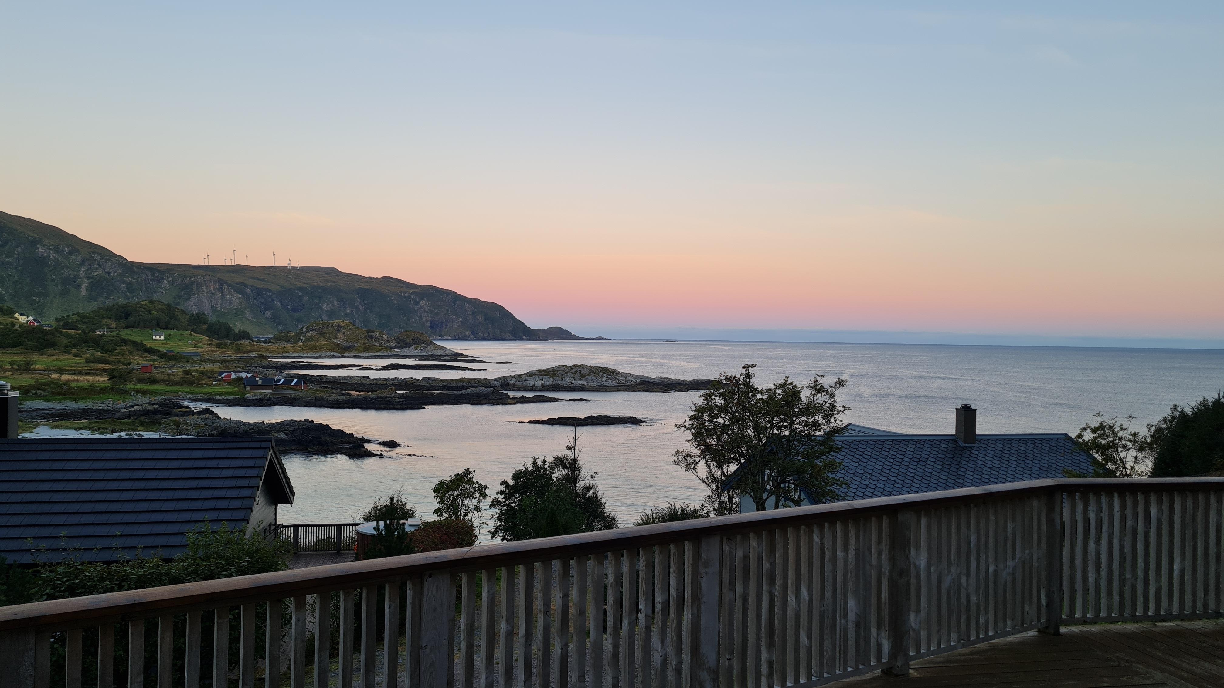 Tolle Aussicht von der Terasse 