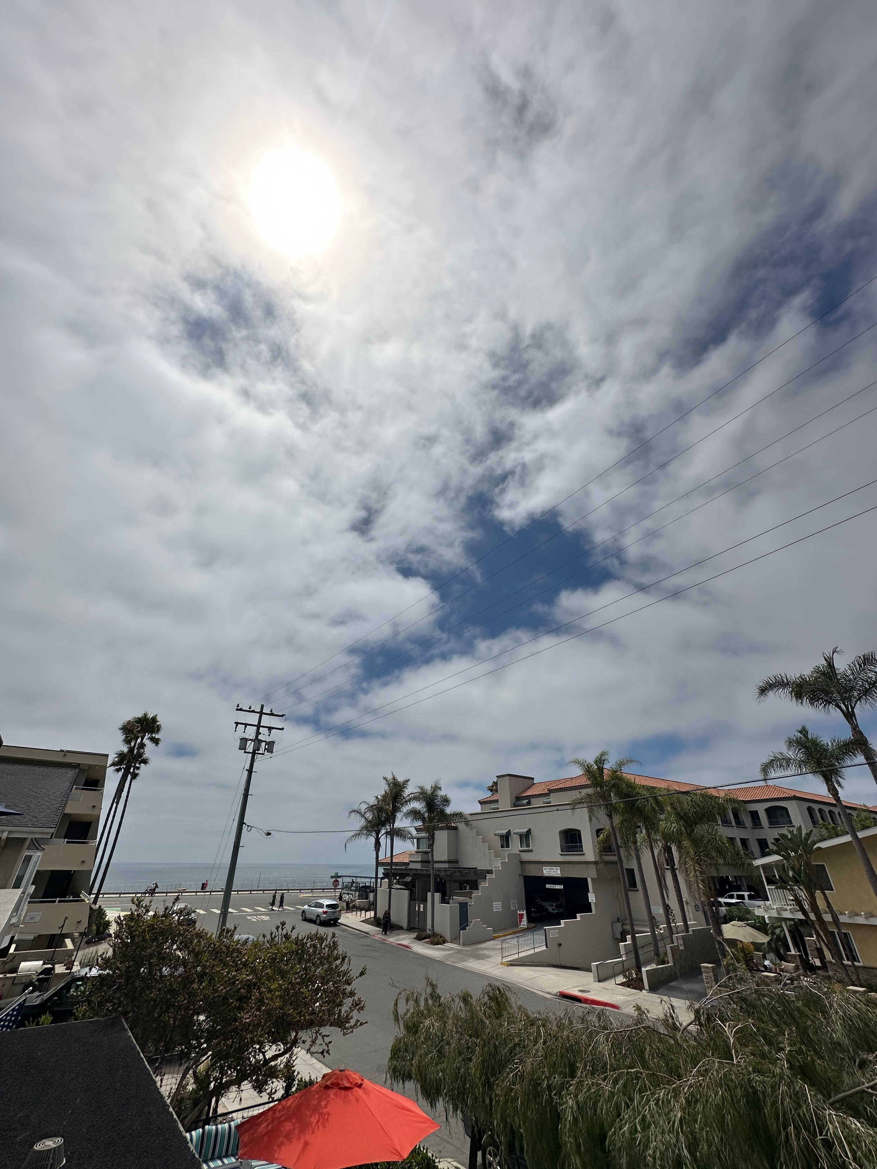View from the massive deck