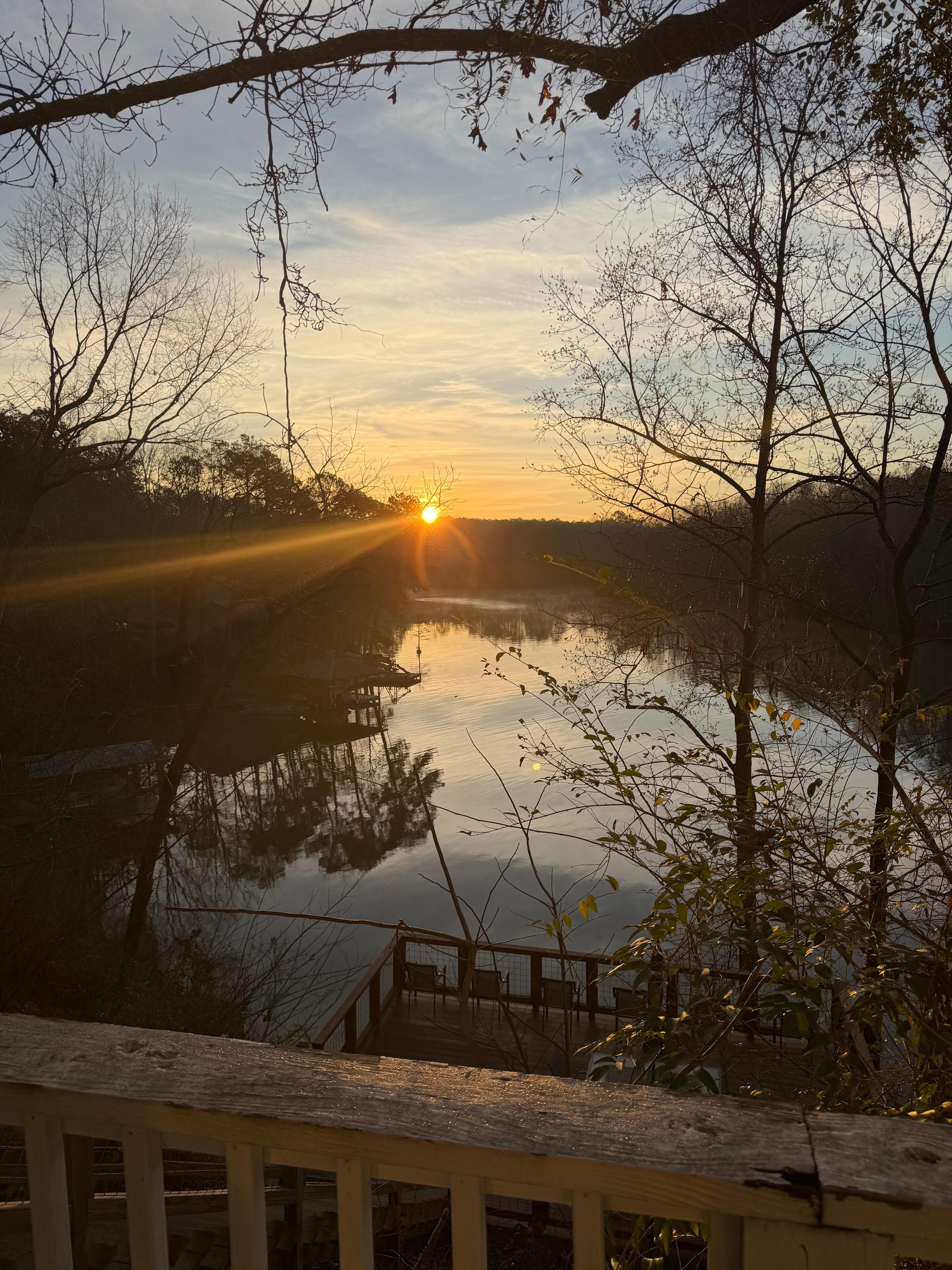 Our balcony view on our first morning! Such a great way to begin a day!