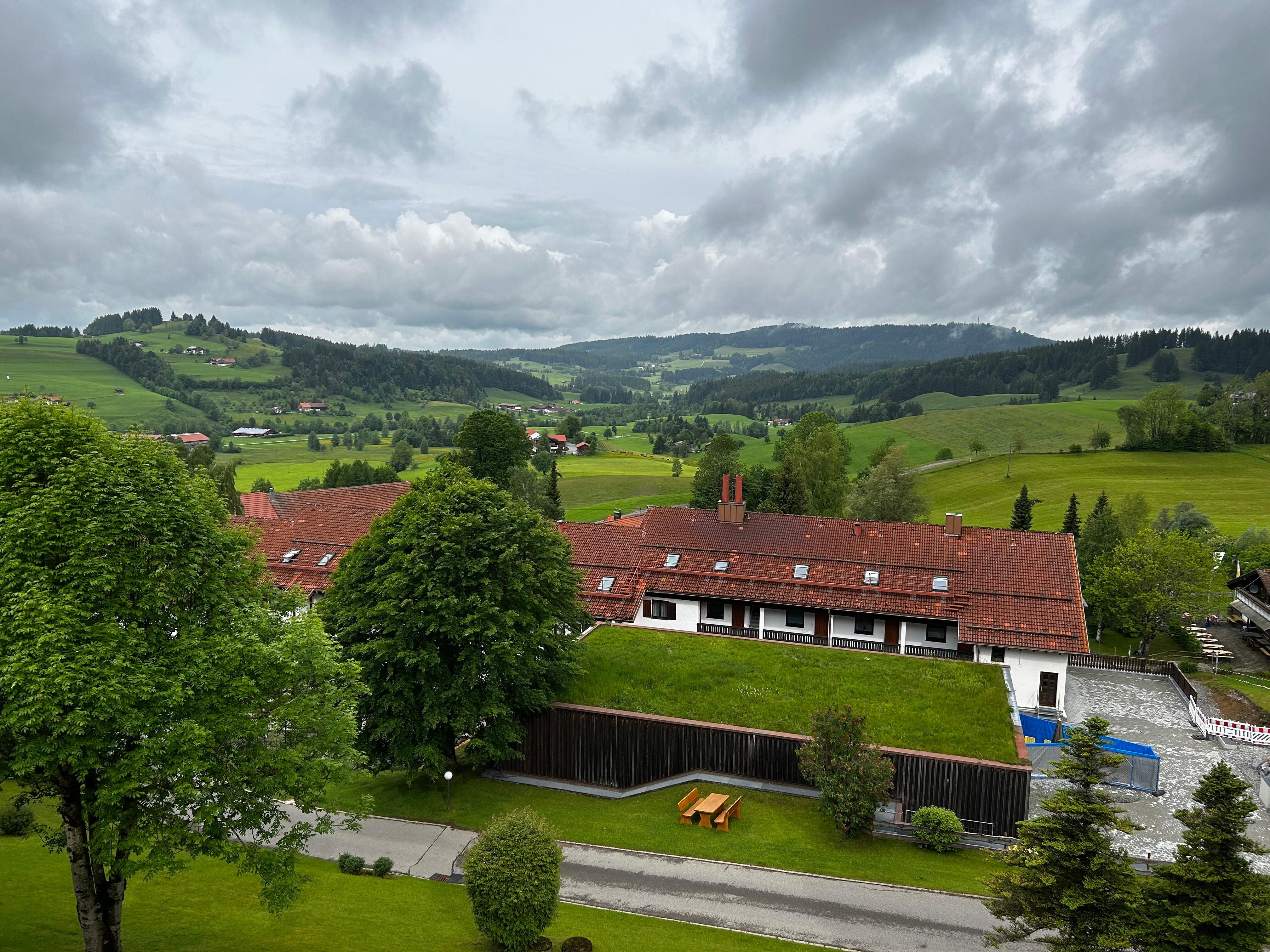 Blick vom Balkon 
