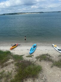 We went kayaking everyday, multiple times a day. Shark Tooth Island is just across the way and a sandy beach wasn’t too far off either (better if you go during less boat activity for less rocky waves).