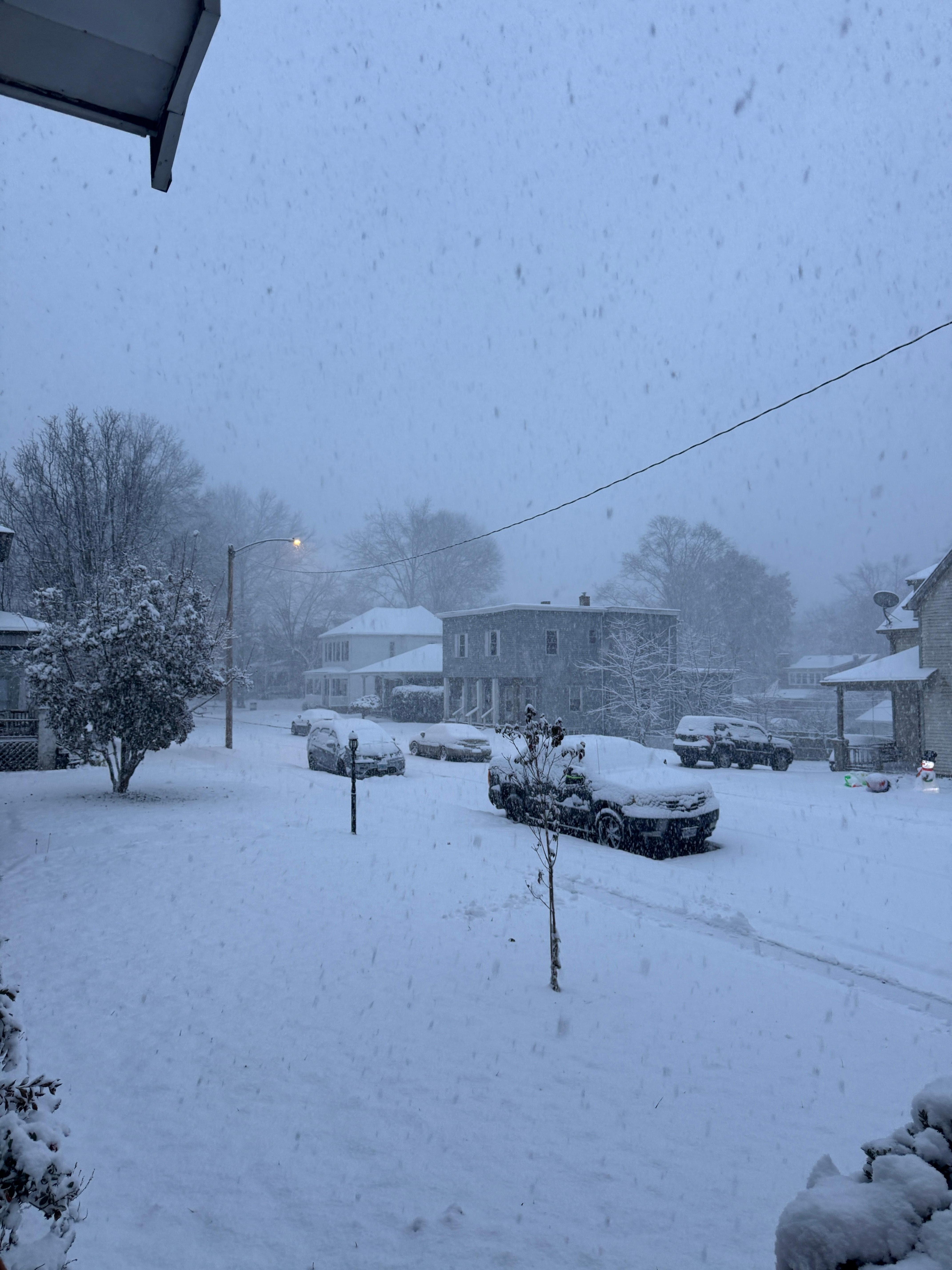 We are from Florida. Couldn’t believe it snowed on our last day! Having a carport was awesome! 