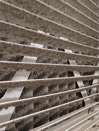 The very dirty furnace filter