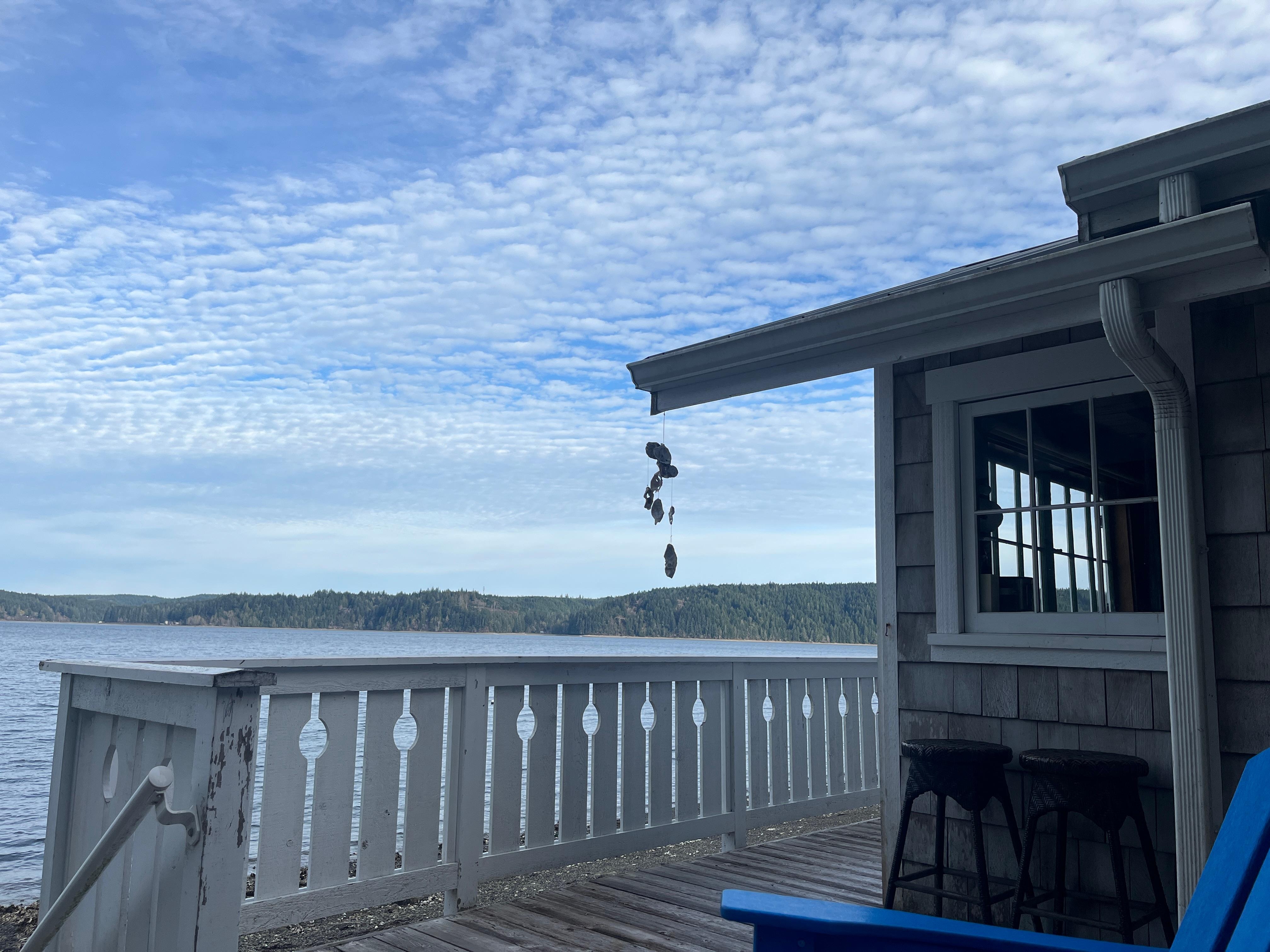 View from my seat on the porch