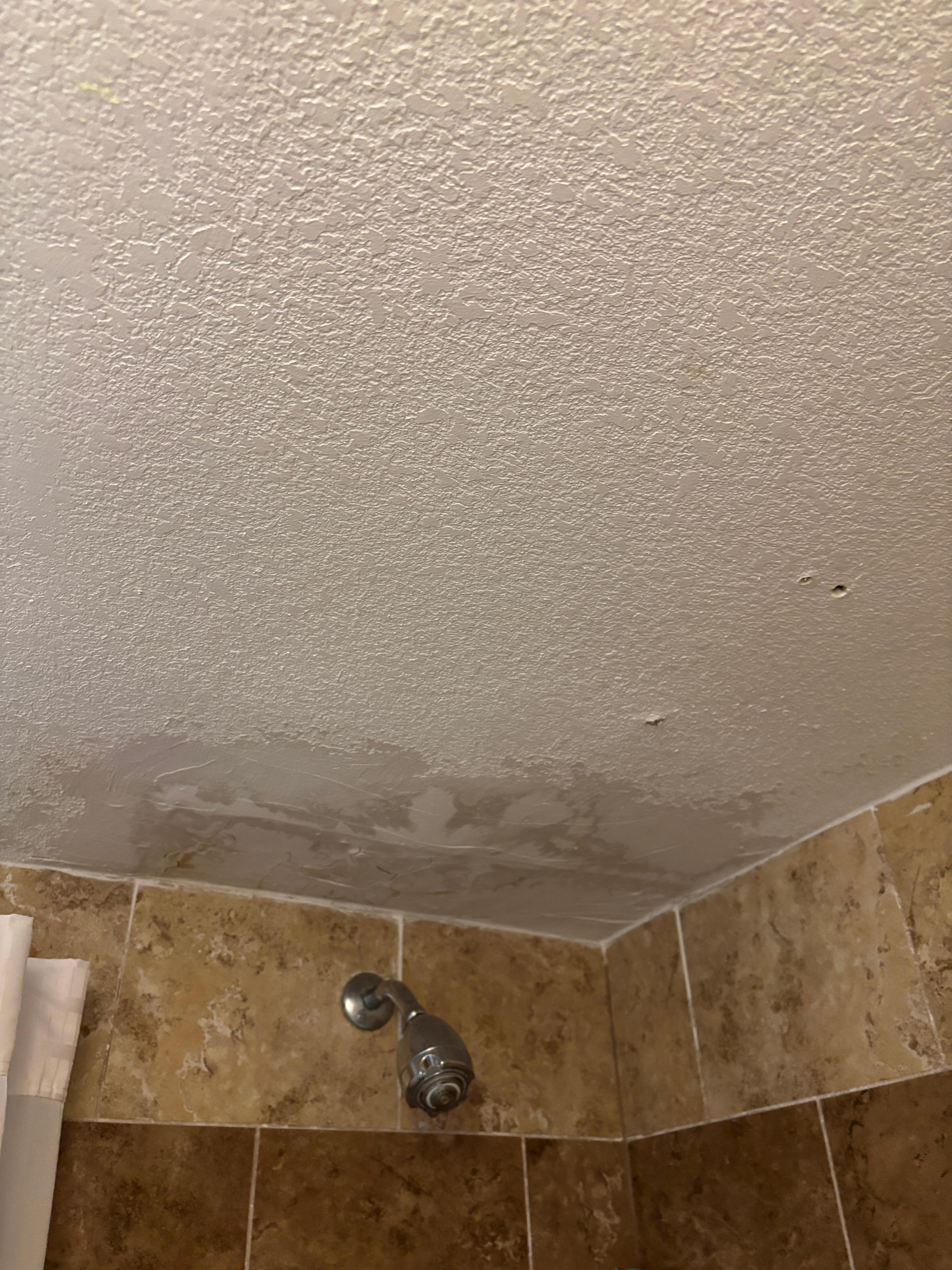 Bathroom water damage 