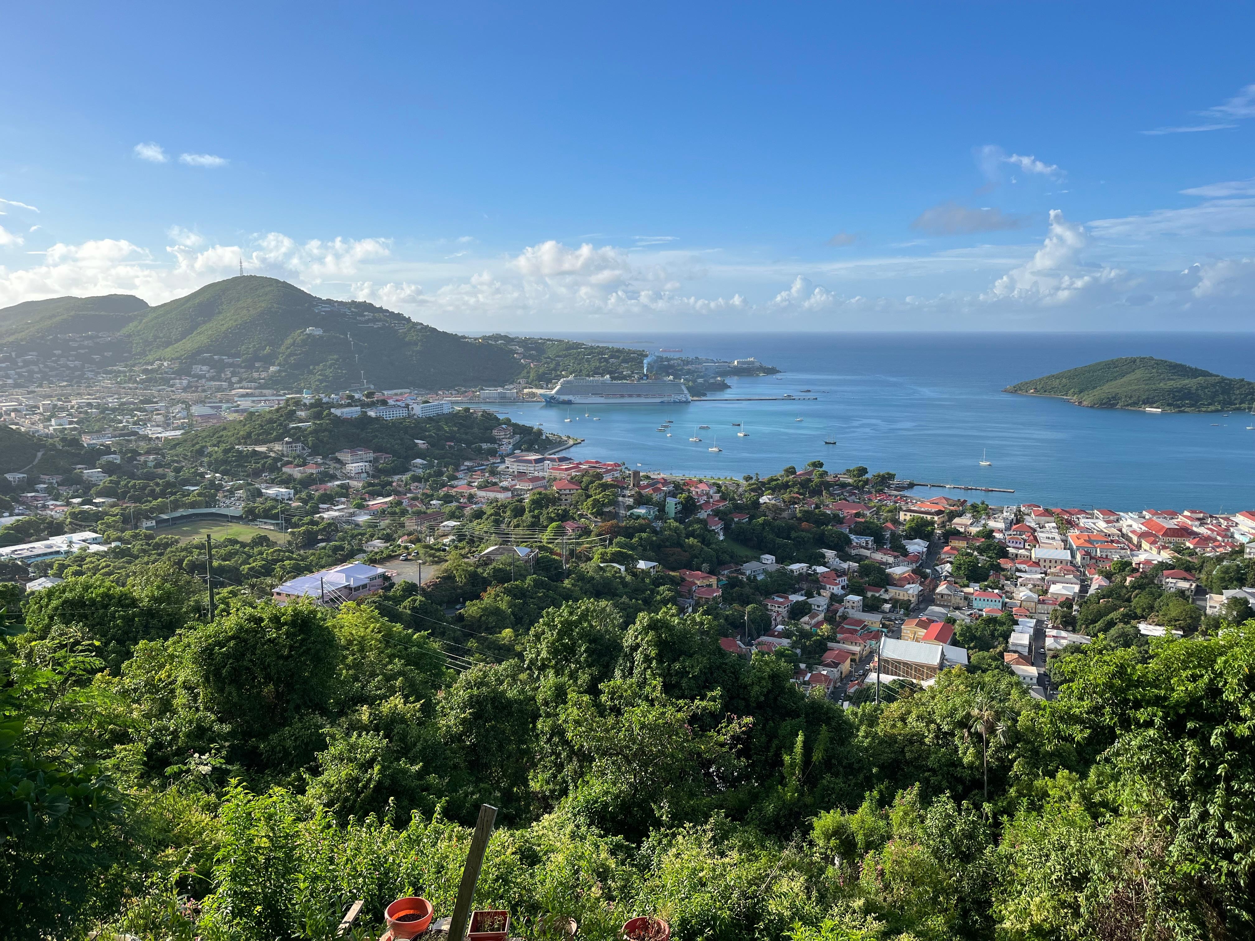 View from our balcony. 