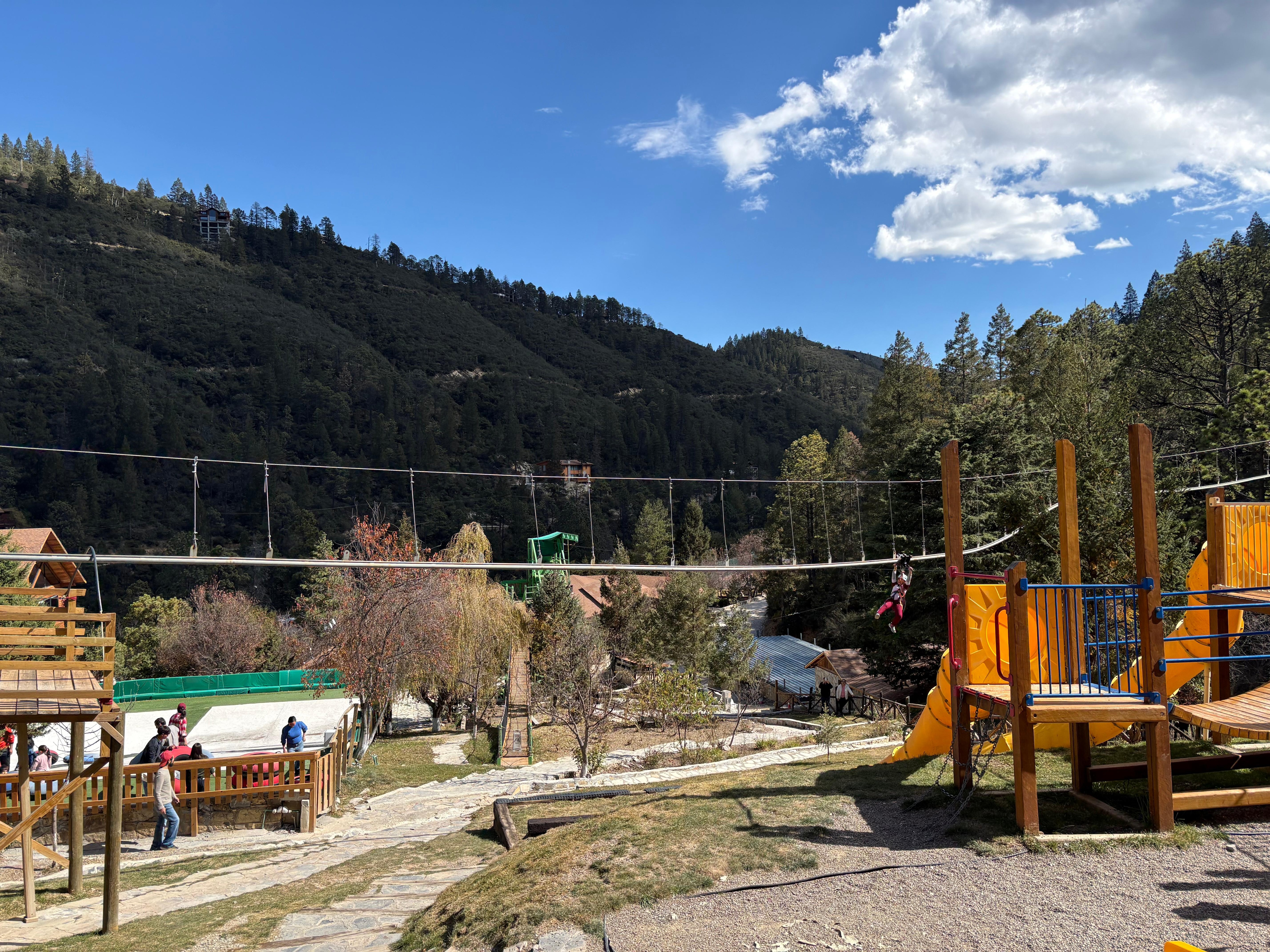 Tirolesa súper divertida