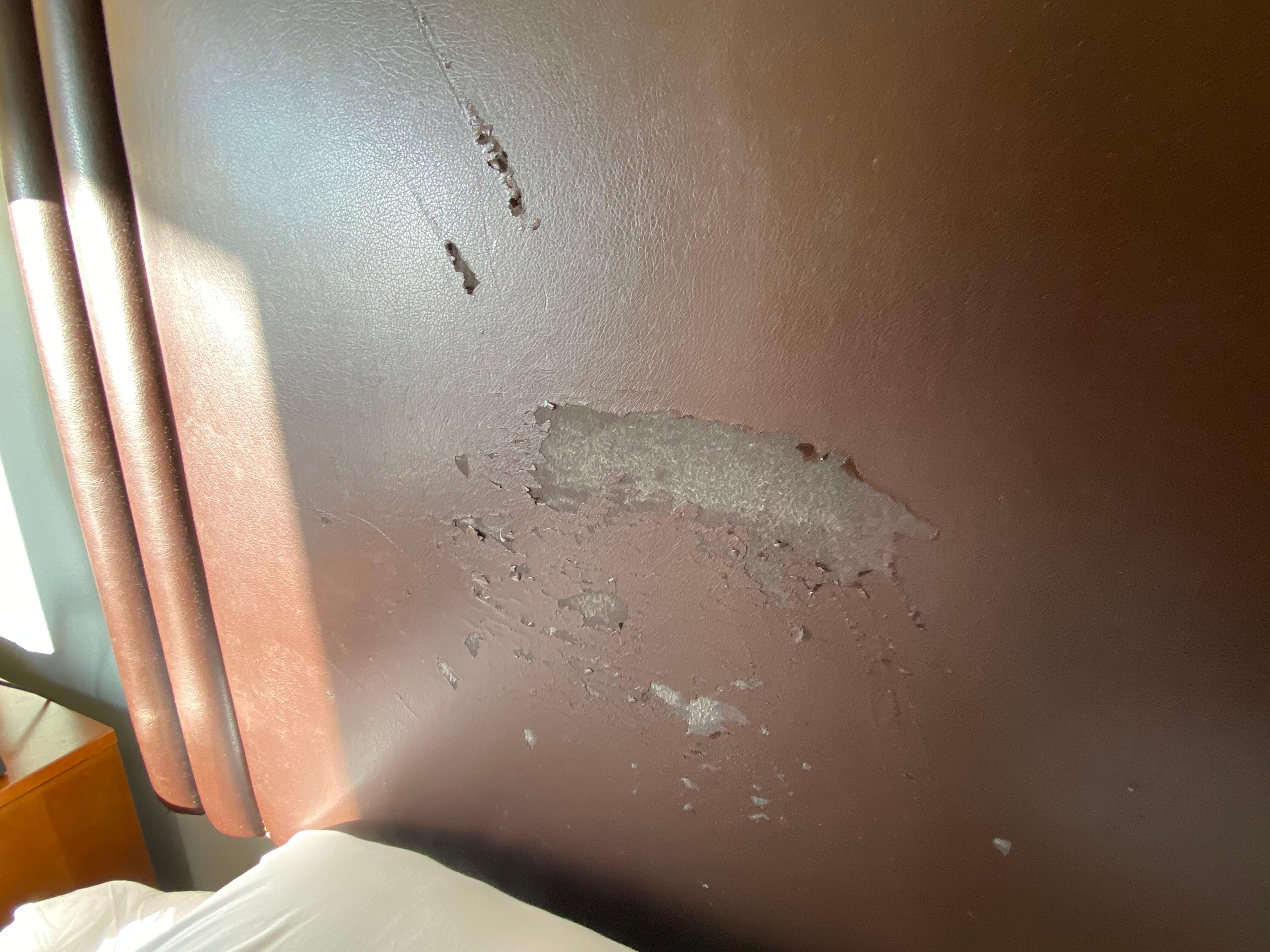 Bed Headboard- scratched up on both sides