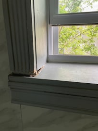 Bathroom window upstairs