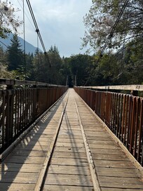 Bridge to cabin