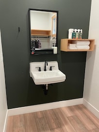 Sink area in room