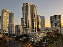 Broadbeach view from apartment
