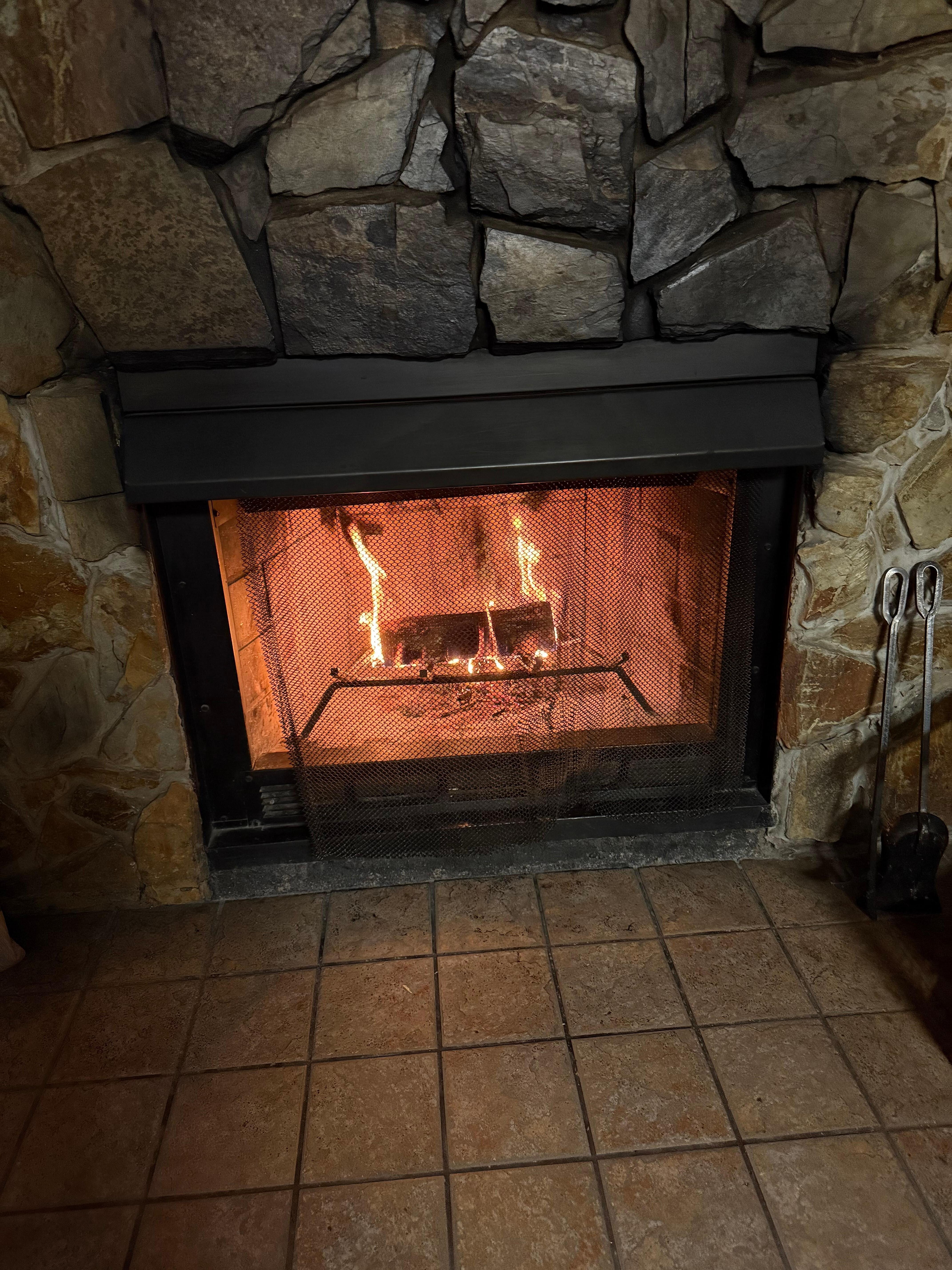 Our own fireplace