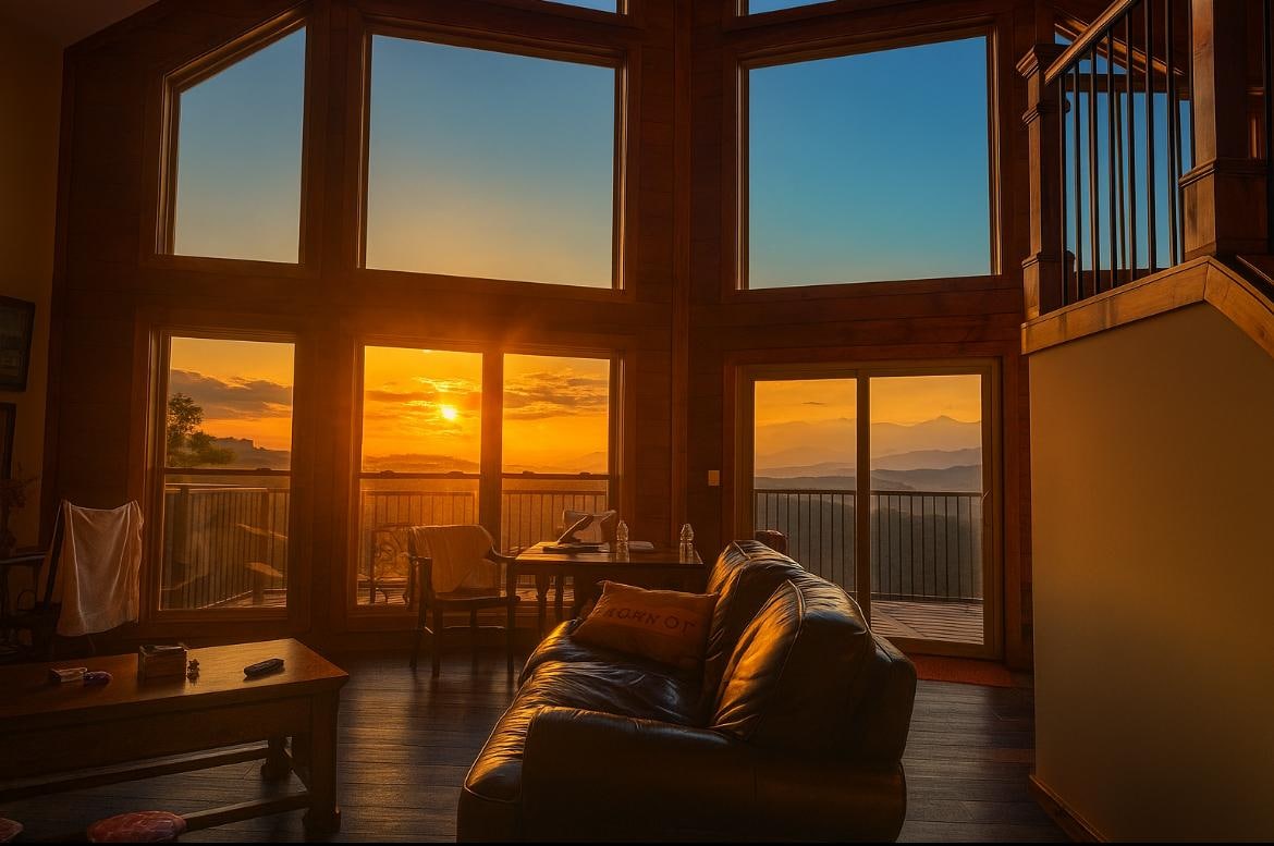  View from the living room 